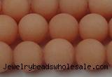 CCN2446 15.5 inches 8mm round matte candy jade beads wholesale