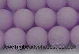 CCN2501 15.5 inches 14mm round matte candy jade beads wholesale