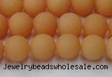 CCN2518 15.5 inches 10mm round matte candy jade beads wholesale