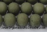 CCN2548 15.5 inches 14mm round matte candy jade beads wholesale