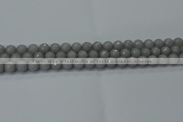 CCN2561 15 inches 10mm faceted round candy jade beads wholesale