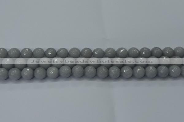 CCN2562 15 inches 12mm faceted round candy jade beads wholesale