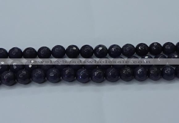 CCN2570 15 inches 14mm faceted round candy jade beads wholesale