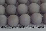 CCN2583 15.5 inches 10mm round matte candy jade beads wholesale