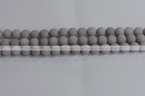 CCN2583 15.5 inches 10mm round matte candy jade beads wholesale