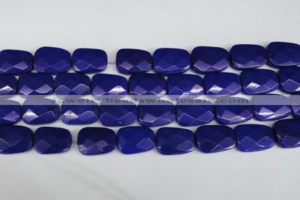 CCN2635 15.5 inches 18*25mm faceted trapezoid candy jade beads