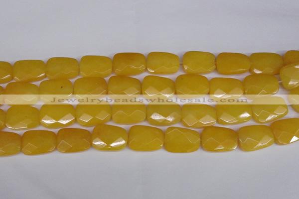 CCN2636 15.5 inches 18*25mm faceted trapezoid candy jade beads