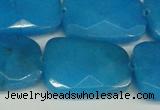 CCN2637 15.5 inches 18*25mm faceted trapezoid candy jade beads