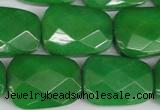 CCN2638 15.5 inches 18*25mm faceted trapezoid candy jade beads