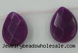 CCN2717 Top-drilled 18*25mm briolette candy jade beads wholesale