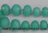 CCN2757 15.5 inches 5*8mm - 12*16mm faceted rondelle candy jade beads