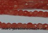 CCN2801 15.5 inches 2mm tiny faceted round candy jade beads