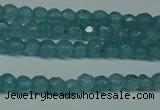 CCN2802 15.5 inches 2mm tiny faceted round candy jade beads