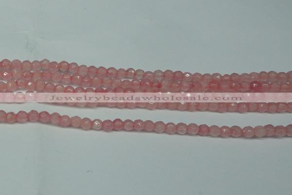 CCN2810 15.5 inches 3mm tiny faceted round candy jade beads