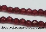 CCN2813 15.5 inches 3mm tiny faceted round candy jade beads