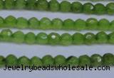 CCN2817 15.5 inches 3mm tiny faceted round candy jade beads