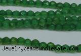 CCN2819 15.5 inches 3mm tiny faceted round candy jade beads