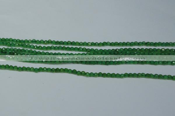 CCN2819 15.5 inches 3mm tiny faceted round candy jade beads