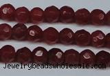 CCN2821 15.5 inches 4mm tiny faceted round candy jade beads