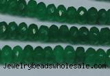 CCN2854 15.5 inches 2*4mm faceted rondelle candy jade beads