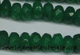 CCN2864 15.5 inches 4*6mm faceted rondelle candy jade beads