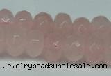 CCN2870 15.5 inches 5*8mm faceted rondelle candy jade beads