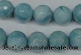 CCN2934 15.5 inches 12mm faceted round candy jade beads wholesale