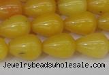 CCN3760 15.5 inches 10*14mm teardrop candy jade beads wholesale