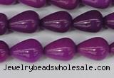 CCN3767 15.5 inches 10*14mm teardrop candy jade beads wholesale