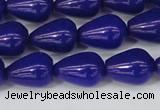 CCN3772 15.5 inches 10*14mm teardrop candy jade beads wholesale