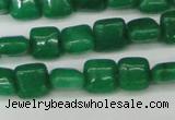 CCN3793 15.5 inches 8*8mm square candy jade beads wholesale