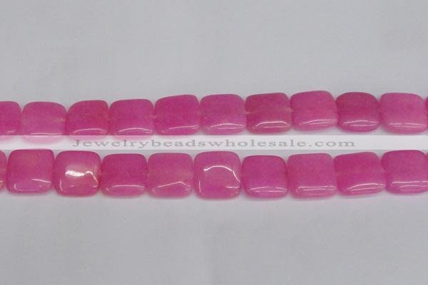 CCN3802 15.5 inches 20*20mm square candy jade beads wholesale