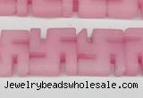 CCN3955 15.5 inches 20*20mm svastika candy jade beads wholesale