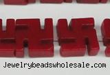 CCN3959 15.5 inches 20*20mm svastika candy jade beads wholesale