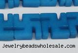 CCN3962 15.5 inches 20*20mm svastika candy jade beads wholesale