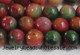 CCN4002 15 inches 8mm faceted round candy jade beads wholesale