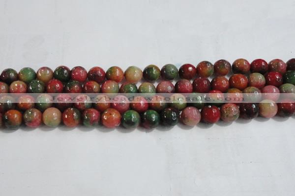 CCN4003 15 inches 10mm faceted round candy jade beads wholesale