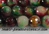 CCN4012 15 inches 10mm faceted round candy jade beads wholesale