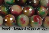 CCN4013 15 inches 12mm faceted round candy jade beads wholesale