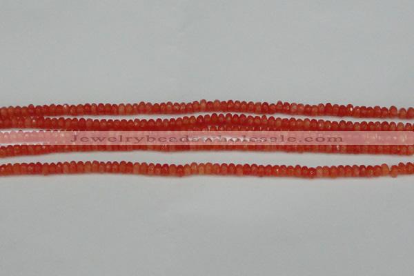 CCN4101 15.5 inches 2*4mm faceted rondelle candy jade beads