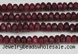 CCN4104 15.5 inches 2*4mm faceted rondelle candy jade beads