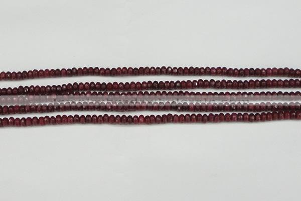 CCN4104 15.5 inches 2*4mm faceted rondelle candy jade beads