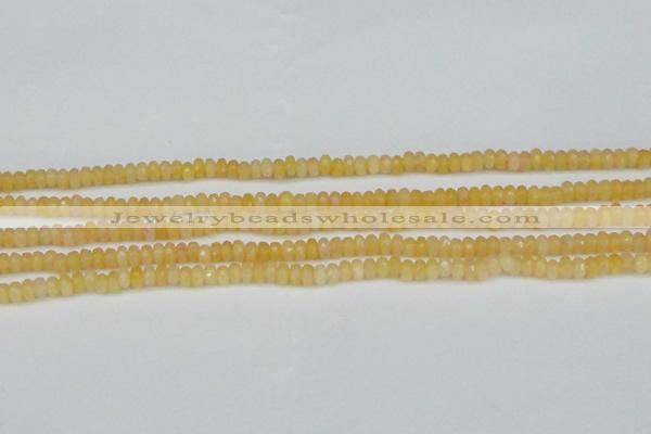 CCN4105 15.5 inches 2*4mm faceted rondelle candy jade beads