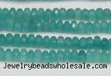 CCN4106 15.5 inches 2*4mm faceted rondelle candy jade beads