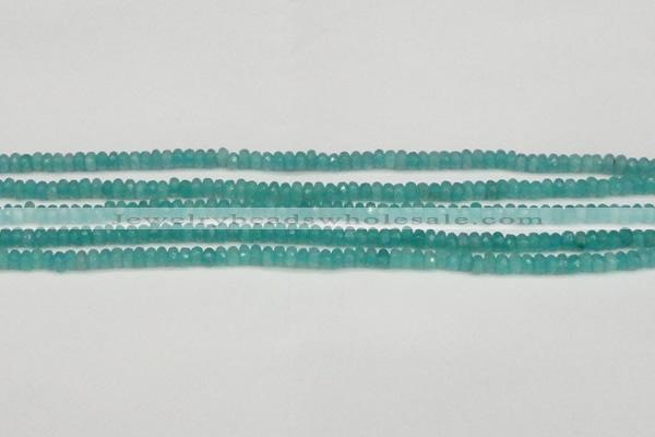 CCN4106 15.5 inches 2*4mm faceted rondelle candy jade beads