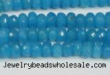 CCN4133 15.5 inches 4*6mm faceted rondelle candy jade beads