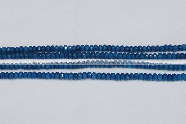 CCN4134 15.5 inches 4*6mm faceted rondelle candy jade beads