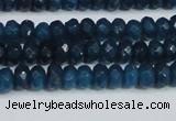 CCN4136 15.5 inches 4*6mm faceted rondelle candy jade beads