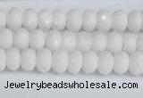 CCN4150 15.5 inches 5*8mm faceted rondelle candy jade beads