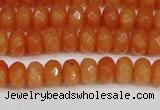 CCN4152 15.5 inches 5*8mm faceted rondelle candy jade beads